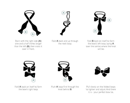 Black Self Bow Tie For Tuxedo Suit Online In Pakistan