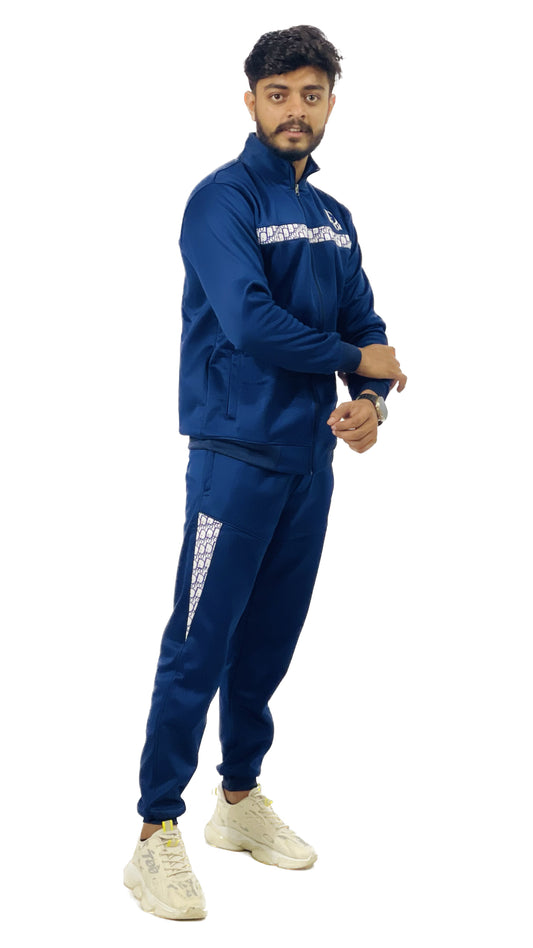 D-ior Premium Slim Fit Track Suit - Blue