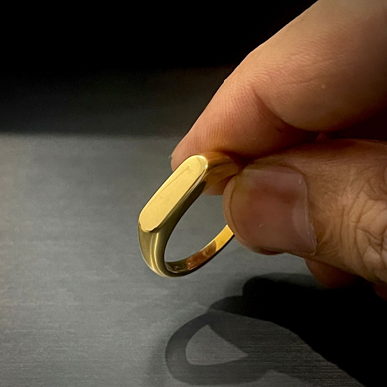 Men Italian Rings Design Italian Silver Gold Plated Wedding Engagement Ring For Men Online In ...