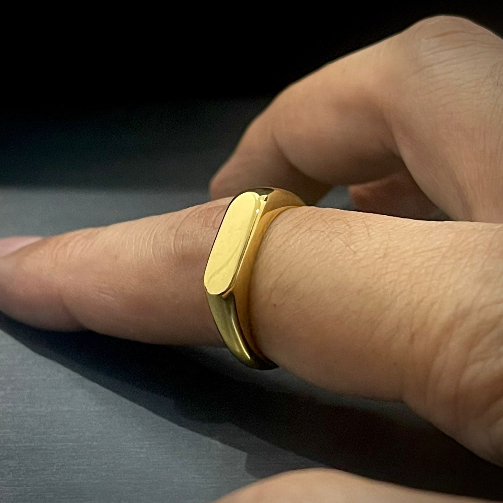 Italian Rings Men Italian Silver Gold Plated Wedding Engagement Ring For Men Online In ...