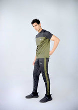 Load image into Gallery viewer, UA Olive Green and Black Summer Dri Fit Track Suit