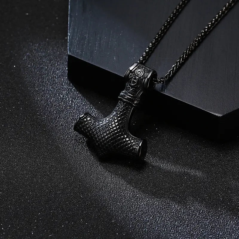 thor hammer pendant necklace for men in pakistan
