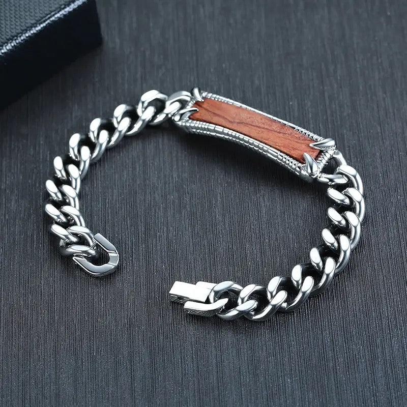 silver stainless steel bracelet for men online in pakistan