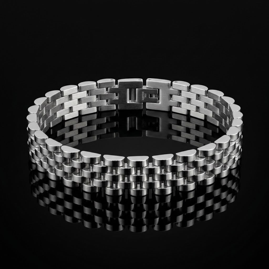 RLX presidential link Silver chain bracelet for men in Pakistan