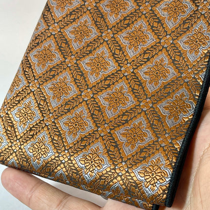 Rose Gold Floral Pattern Pocket Square handkerchief online in pakistan