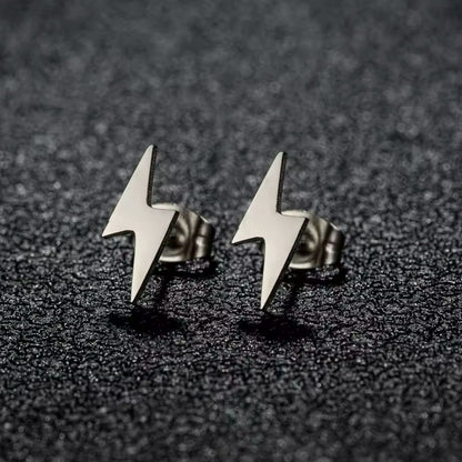 Silver light earrings for men online in Pakistan