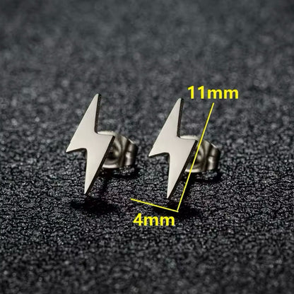 Silver light earrings for men online in Pakistan