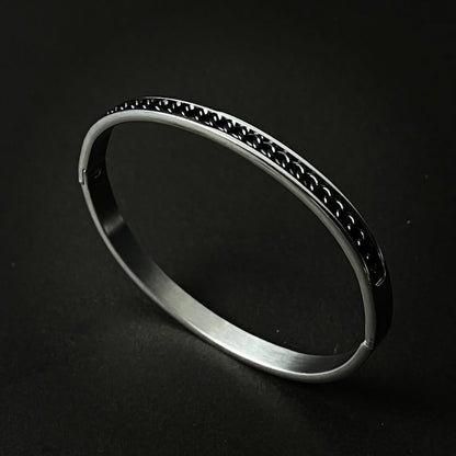 Stainless Steel Silver Cuff Bracelet For Men In Pakistan