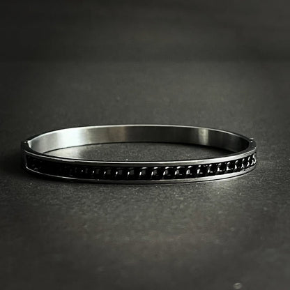 Stainless Steel Silver Cuff Bracelet For Men In Pakistan