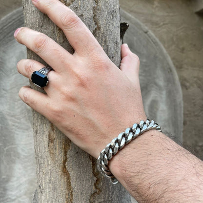 Premium Heavy Stainless Steel Curb Link Chain Bracelet