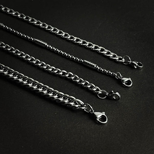 Pack of 4 Stainless Steel Bracelets For Men D-4