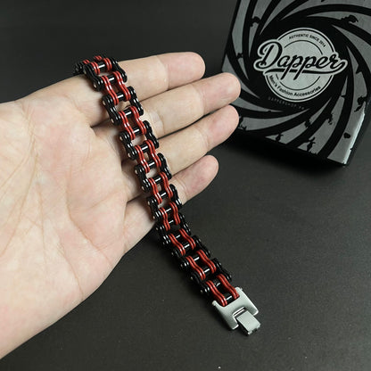 Premium Heavy Stainless Steel Biker Chain Bracelet For Men