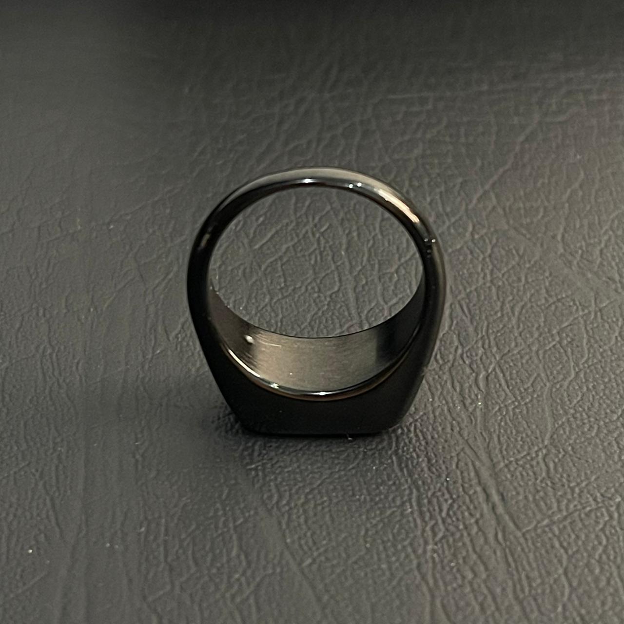 Tiger Eye Black Ring For Men