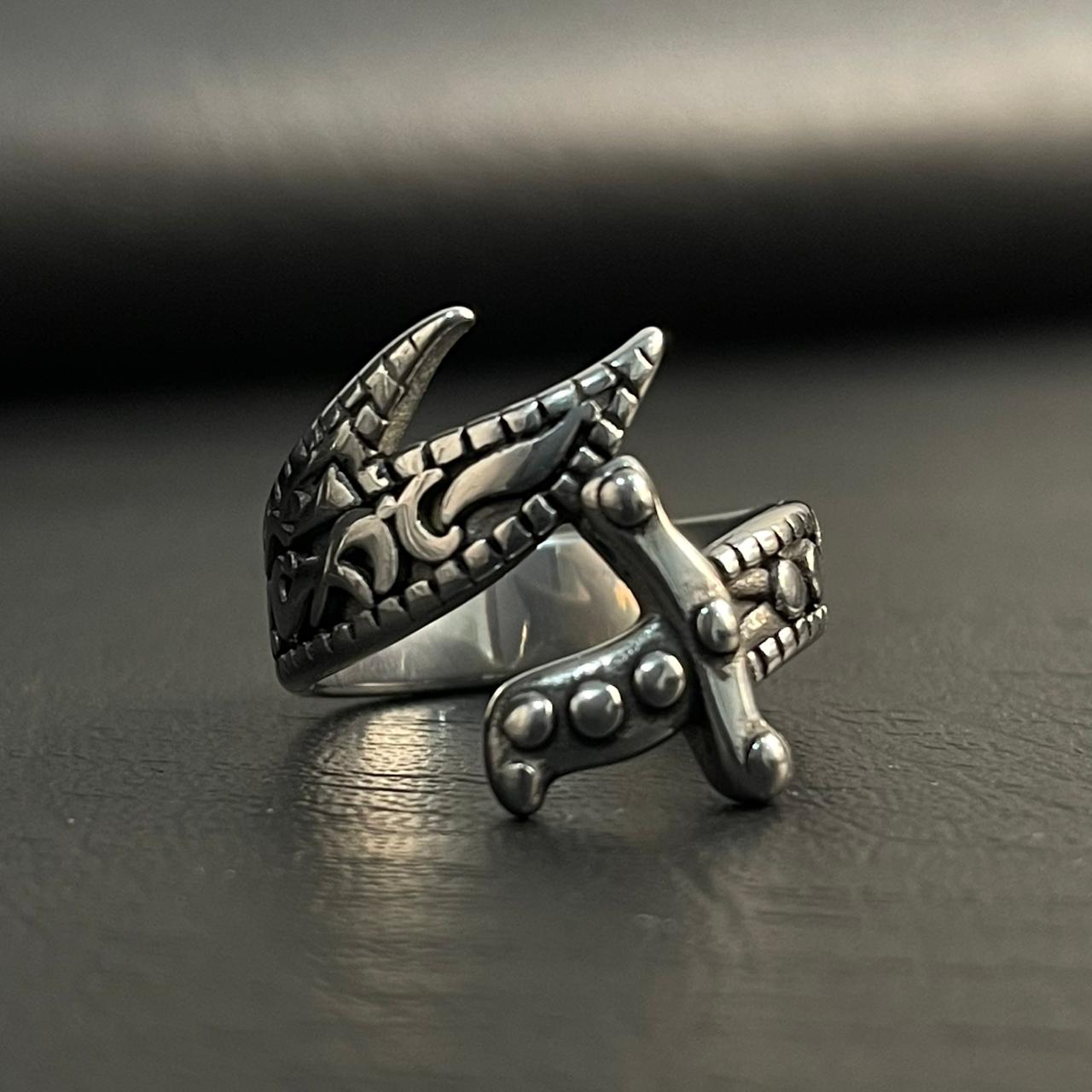 Zulfiqar Sword Ring For Men