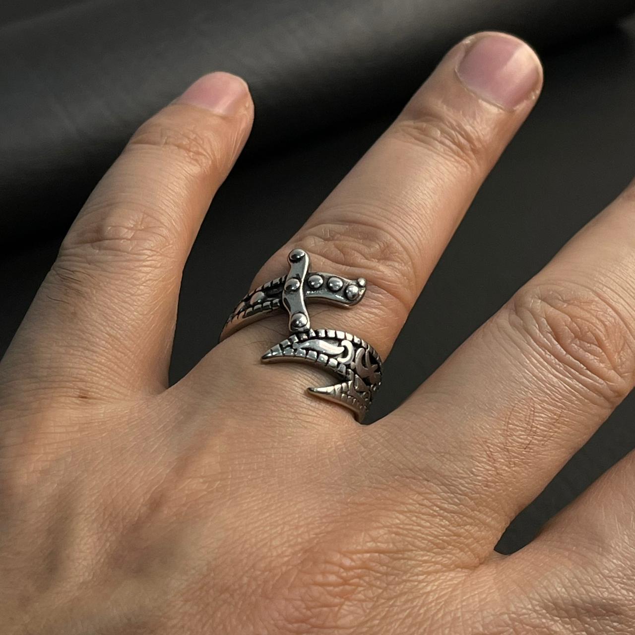 Zulfiqar Sword Ring For Men