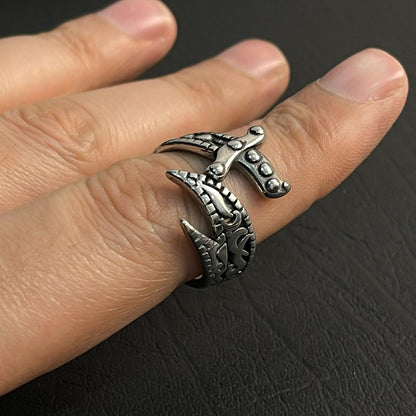 Zulfiqar Sword Ring For Men
