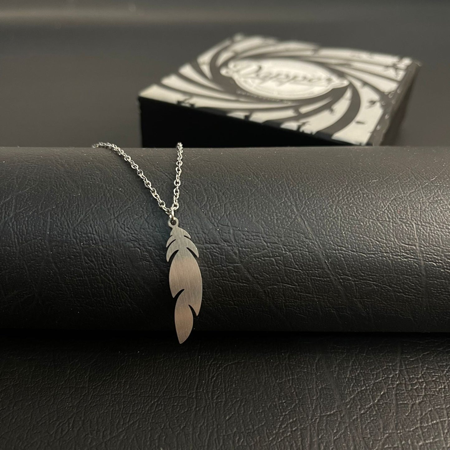 Minimal Feather Pendant For Men/Women