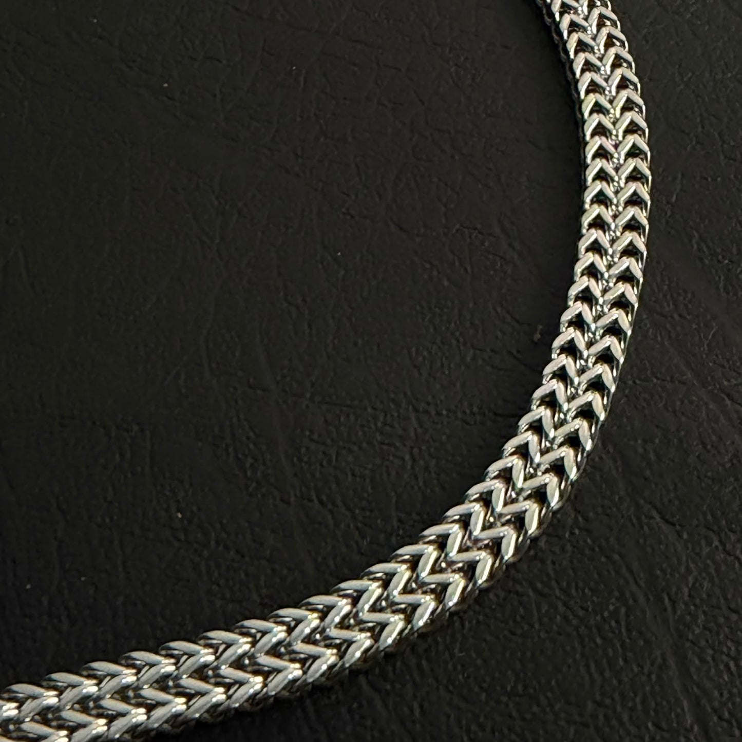 Premium Silver Foxtail Neck Chain For Men