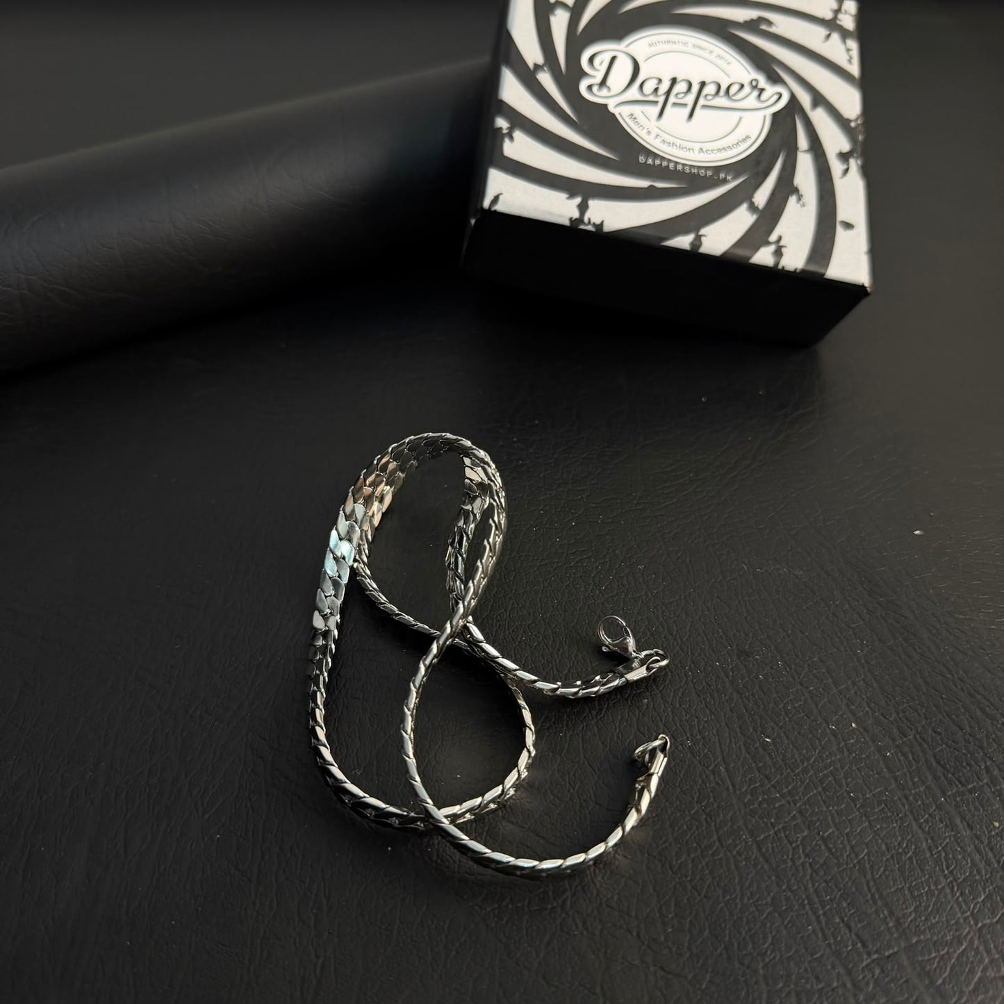 7mm Silver Italian Curb Link Neck Chain For Men