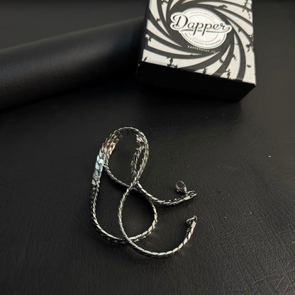 7mm Silver Italian Curb Link Neck Chain For Men