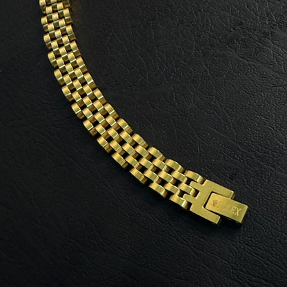 Presidential Link Bracelet – 316L Stainless Steel, 10mm | Golden