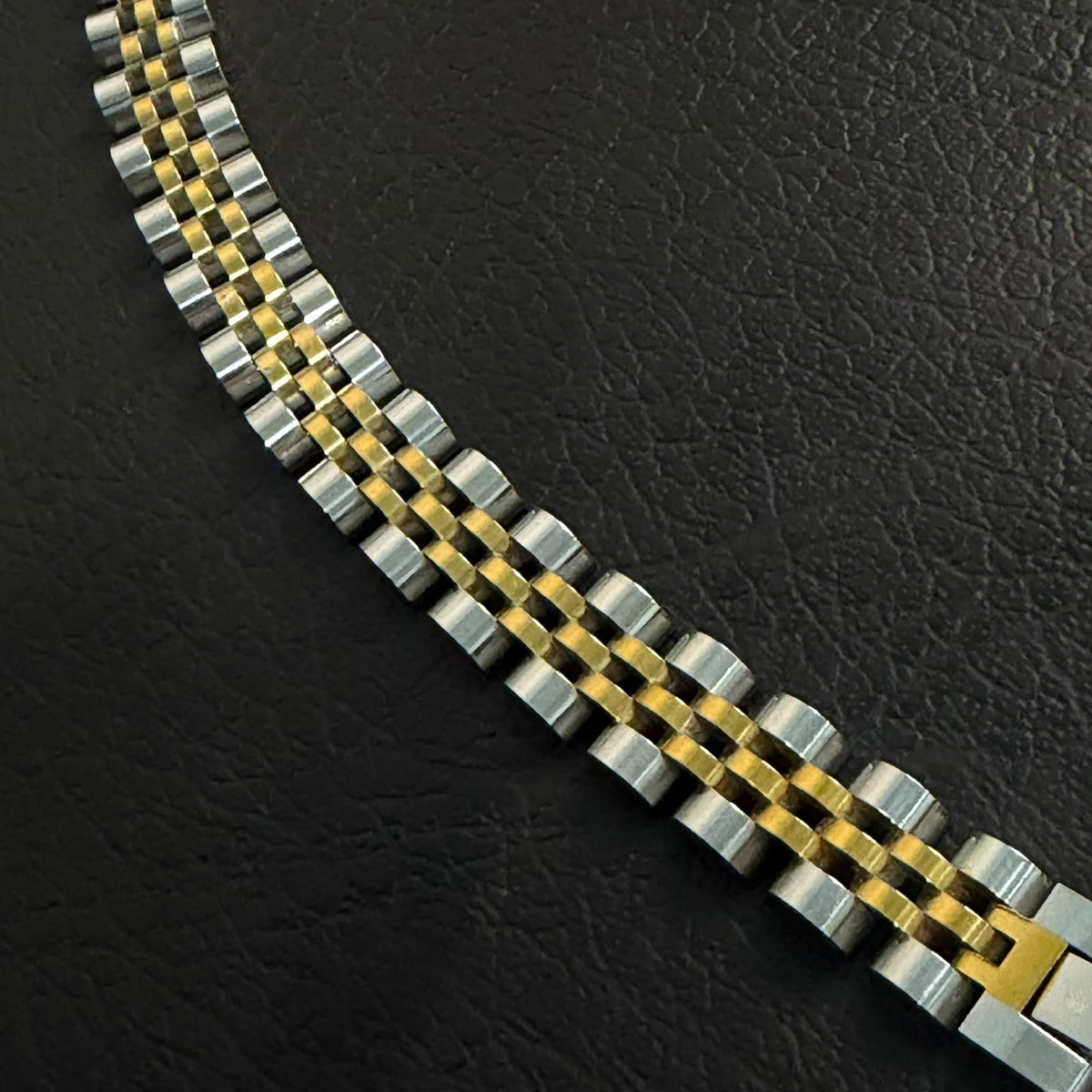 Presidential Link Bracelet – 316L Stainless Steel, 10mm | Golden & Silver