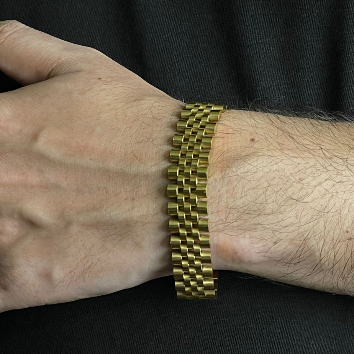 Premium Golden RLX Jubilee Bracelet for Men