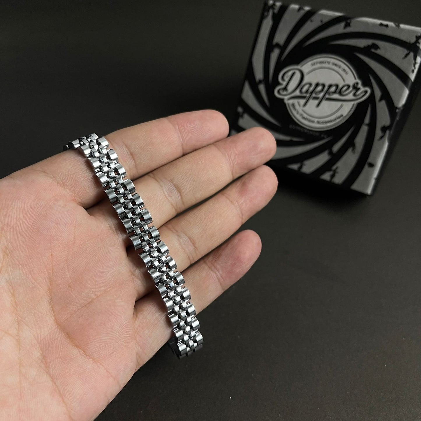 Silver RLX Jubilee Bracelet for Men