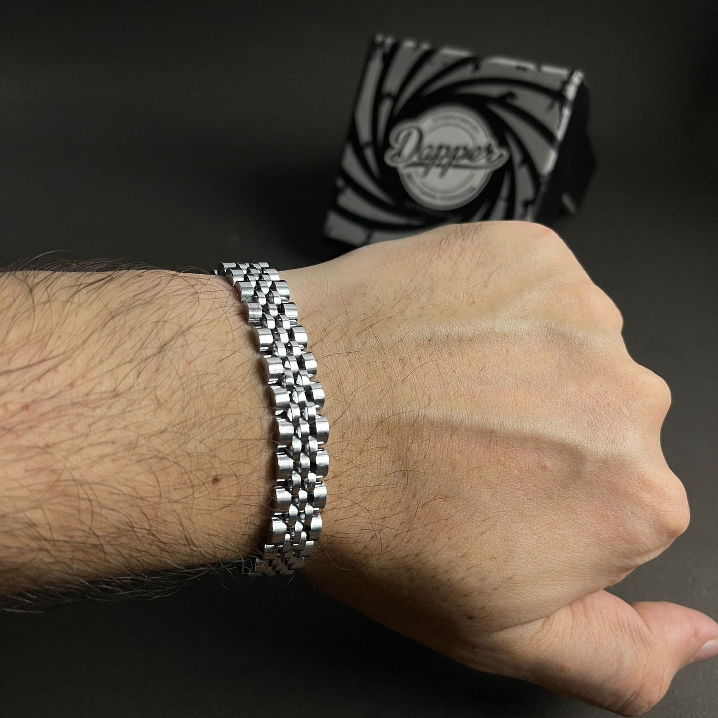 Silver RLX Jubilee Bracelet for Men