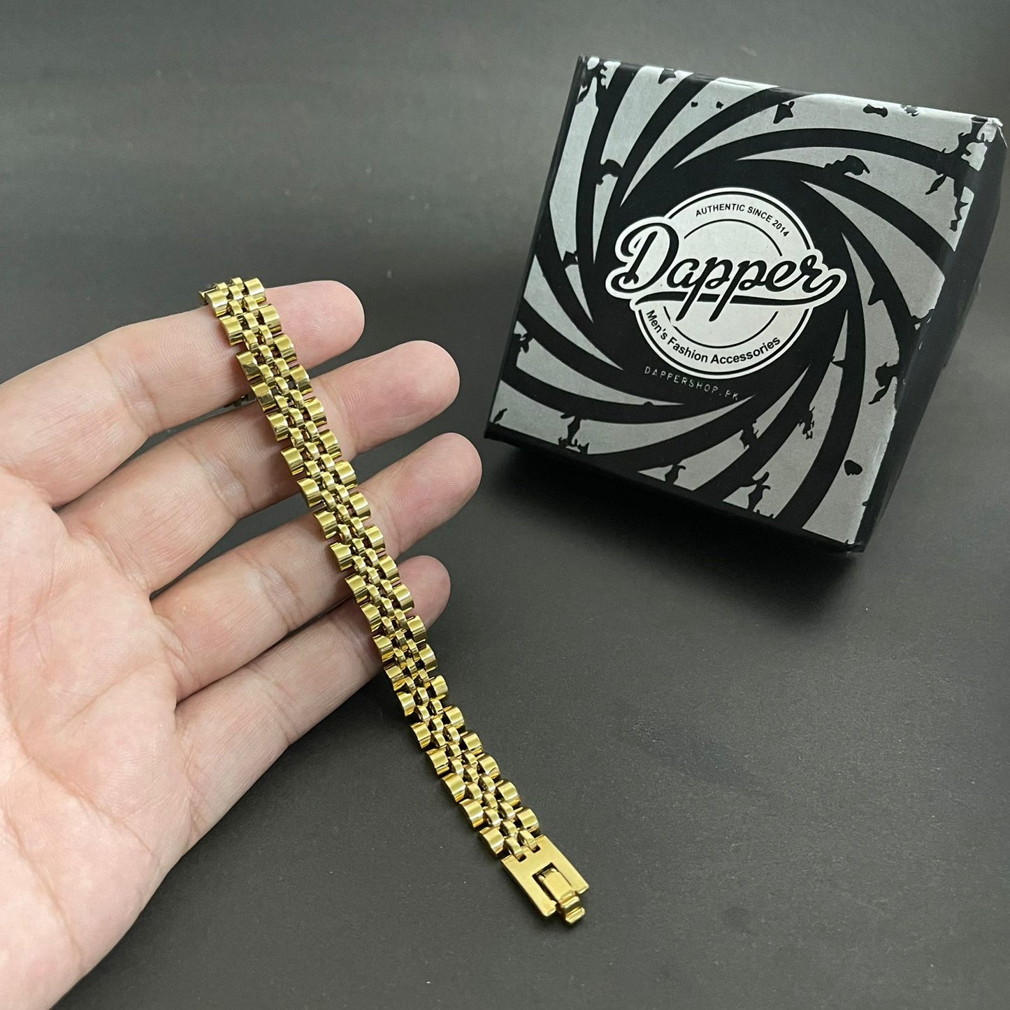 Golden RLX Jubilee Bracelet for Men