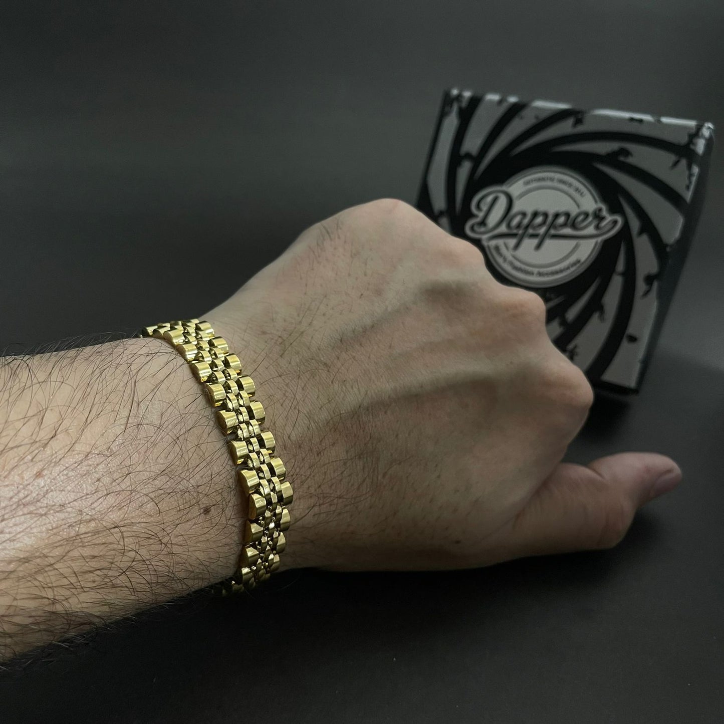 Golden RLX Jubilee Bracelet for Men
