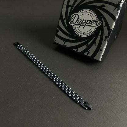Black Sleek Jubilee Bracelet for Men