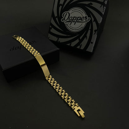 Golden Stainless Steel Jubilee Bracelet for Men