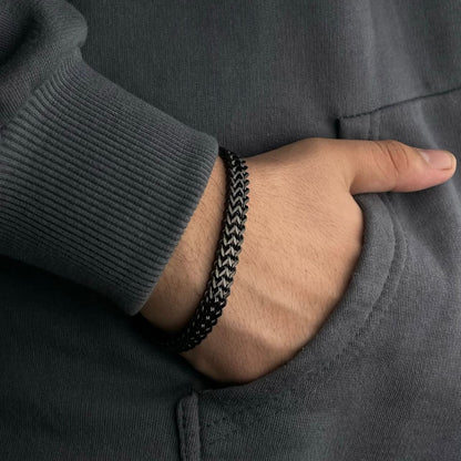 8mm Foxtail Chain Bracelet for Men