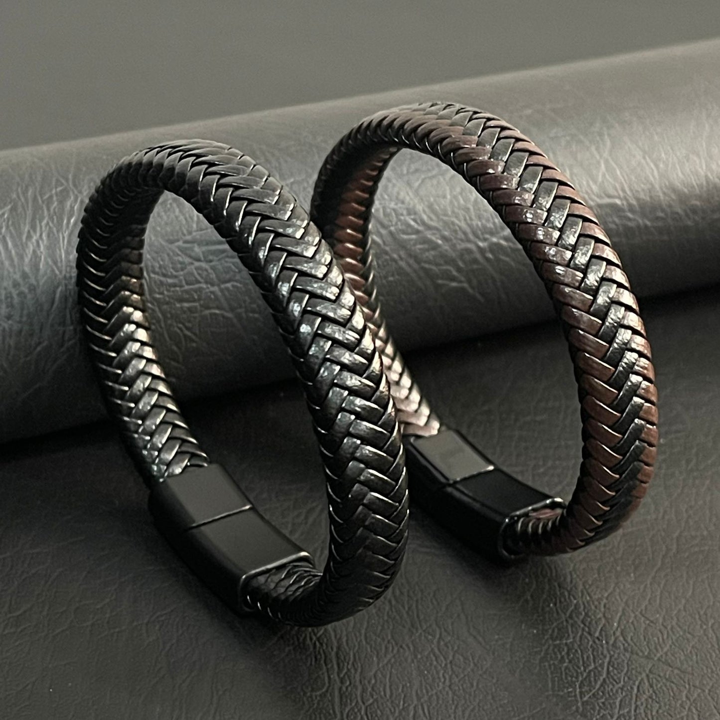 Smooth Wrap Leather Bracelet For Men