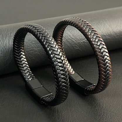 Smooth Wrap Leather Bracelet For Men