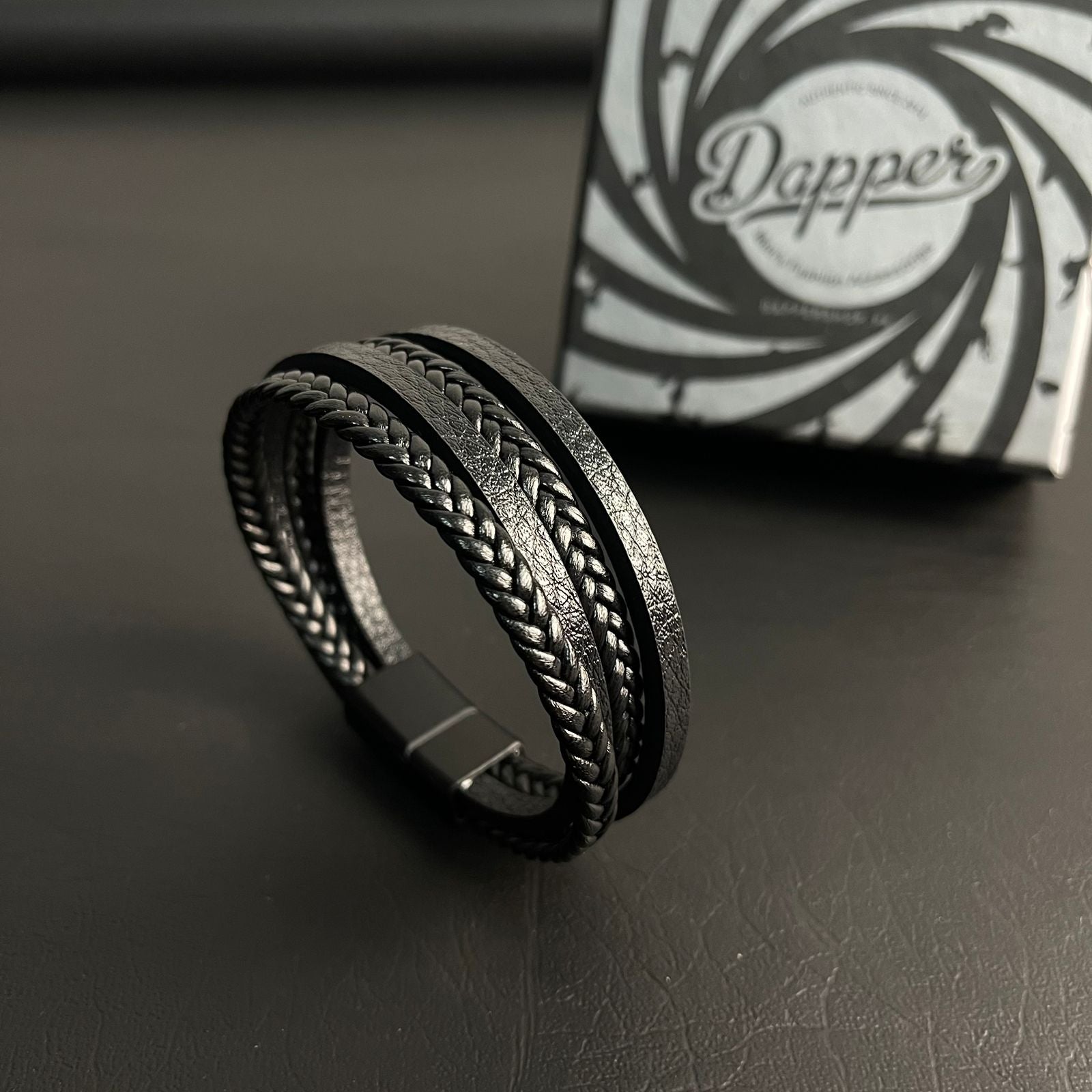 men's genuine leather bracelet in Pakistan