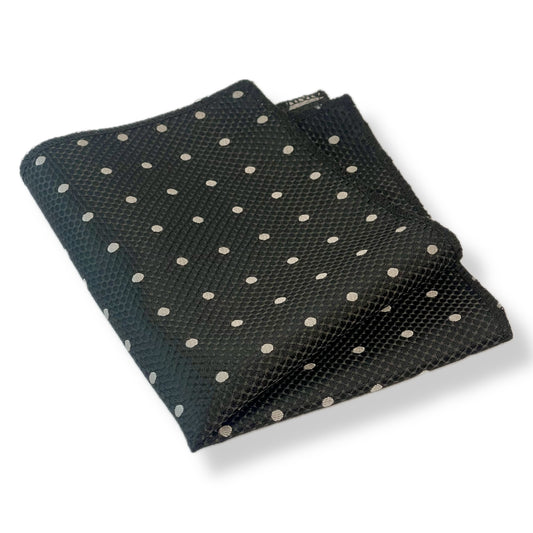 black polka dots pocket square Pakistan