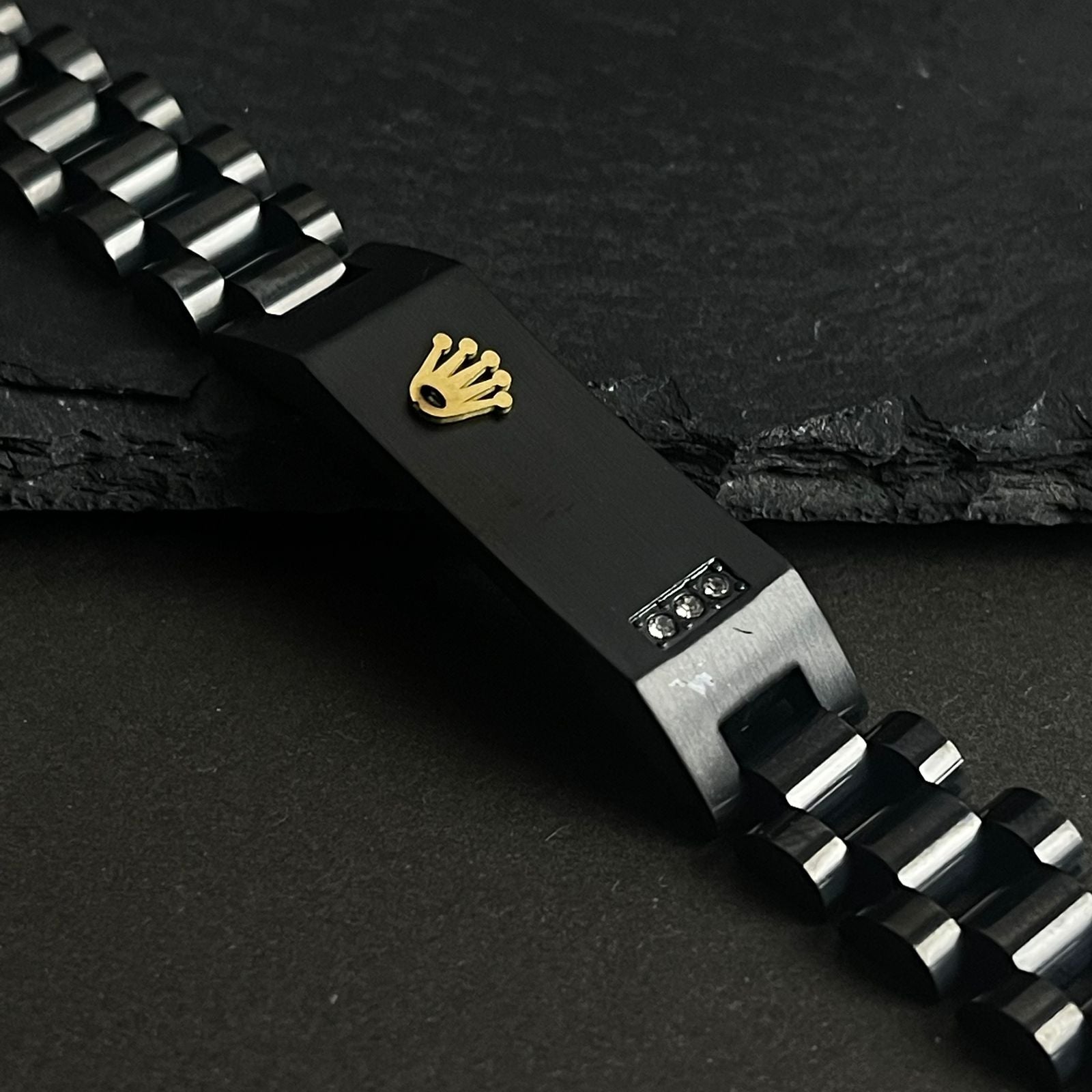 black rolex jubilee bracelet for men online in Pakistan