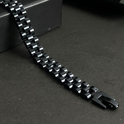 black rolex jubilee chain bracelet for men online in Pakistan