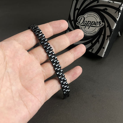 black rolex jubilee chain bracelet for men online in Pakistan