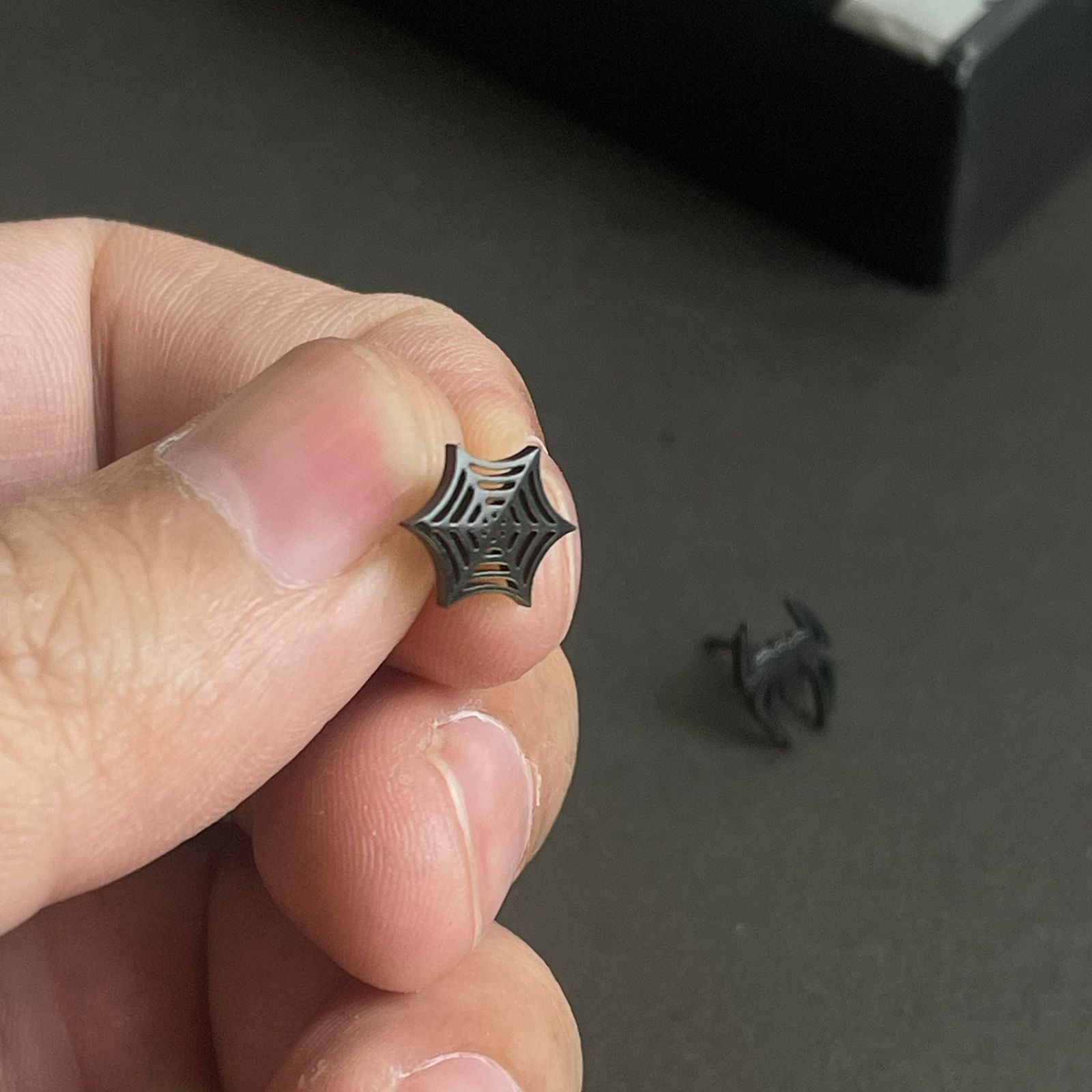 black spider earrings for men women  online in Pakistan