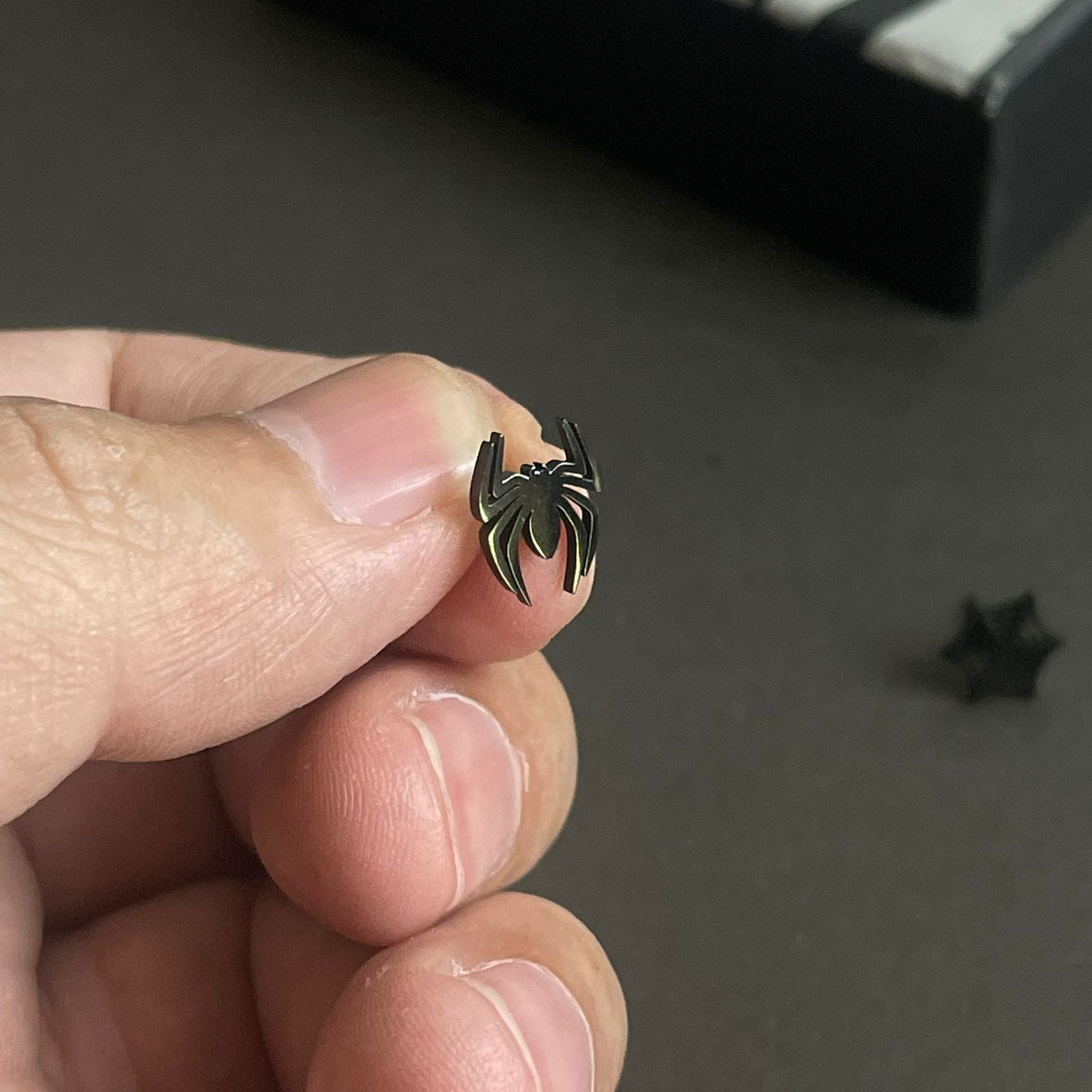 black spider earrings for men women  online in Pakistan