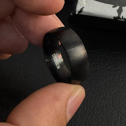 black titanium ring for men in Pakistan