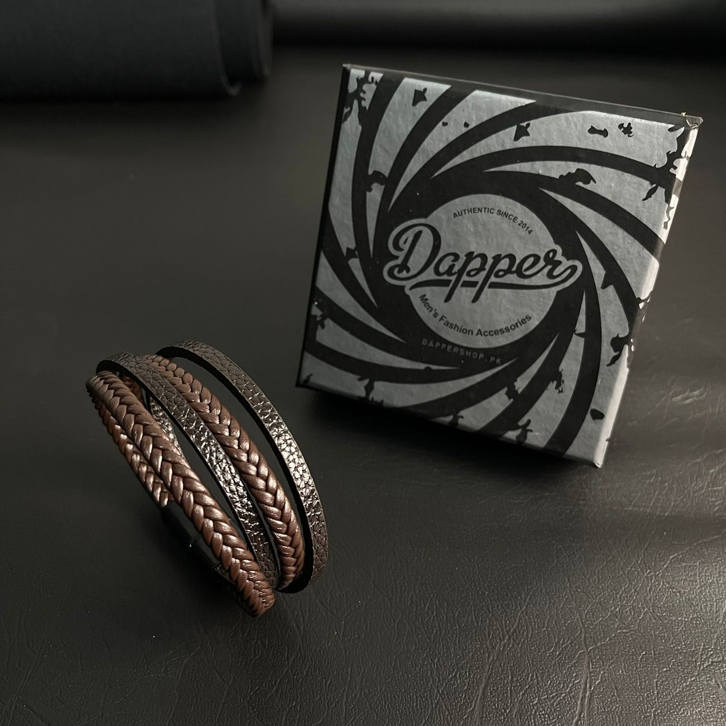 brown leather bracelet rice in Pakistan