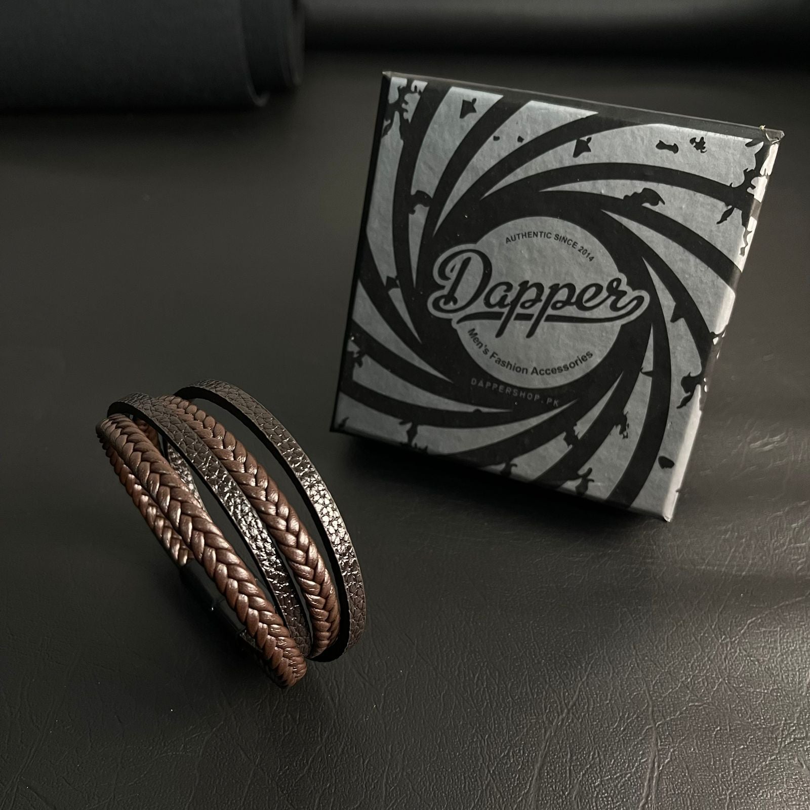 brown leather bracelet rice in Pakistan