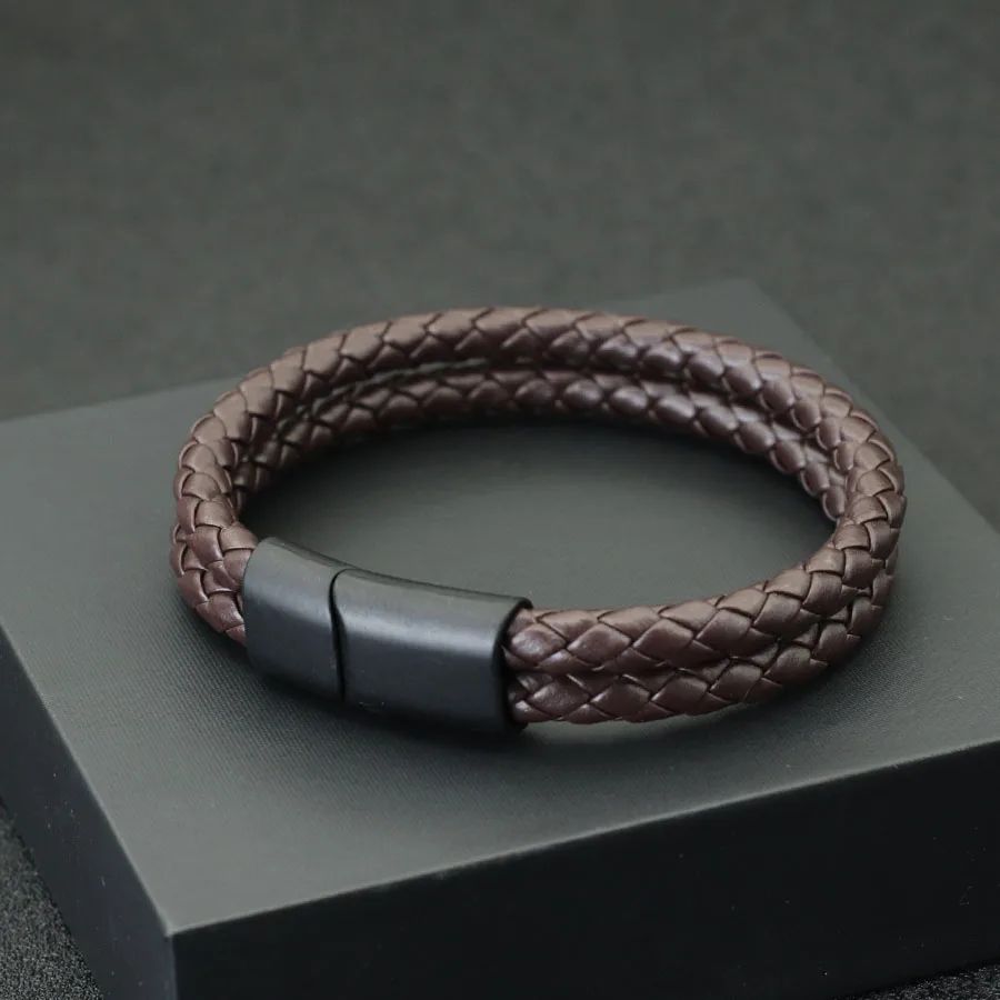 brown leather bracelet for men online in Pakistan