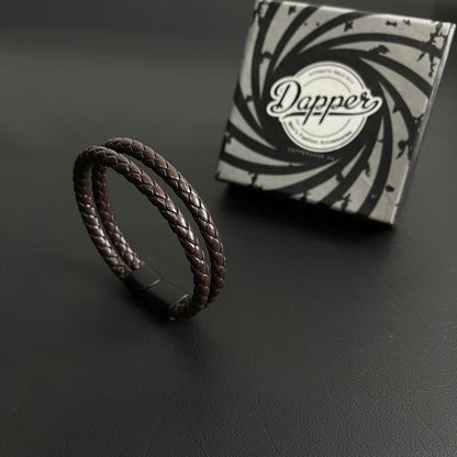 brown leather bracelet for men online in Pakistan