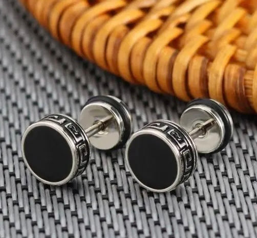 classic round stud bali earrings for men in Pakistan