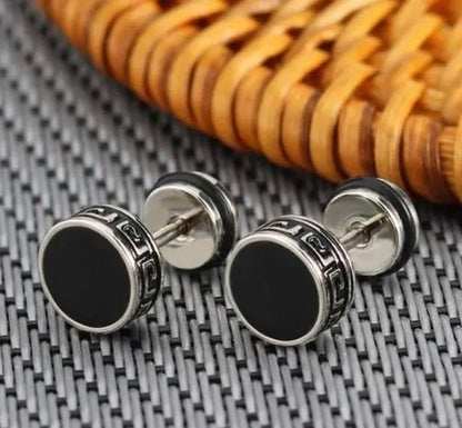 classic round stud bali earrings for men in Pakistan